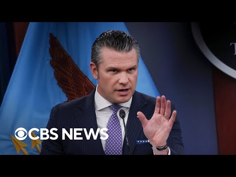 Hegseth says "upcoming days will be decisive" in Iran war during Pentagon briefing