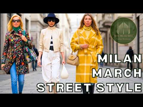 ITALIAN MARCH STREET STYLE 2026: Milan Fashion Trends | Quiet Luxury and Timeless Elegance