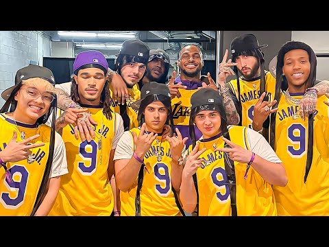 FaZe Meets LeBron & Bronny James!