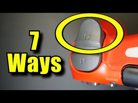 7 Ways to Fix R2/L2 Trigger Button on DualShock 4 PS4 Controller (stuck, worn spring, sticky) how to