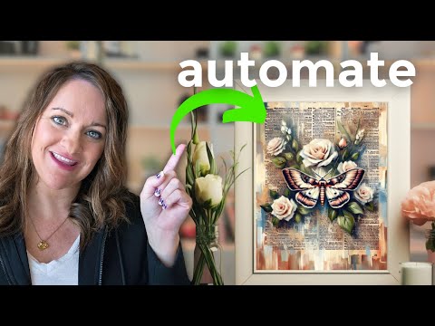 Make Printable Wall Art That SELLS With AI & Automation