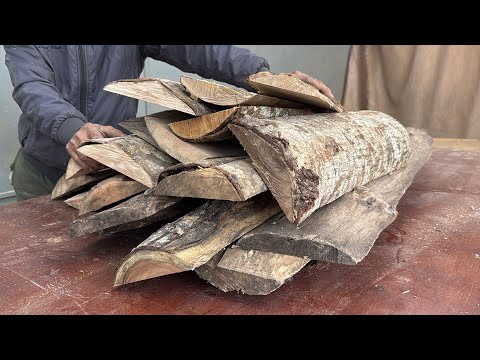 Talented Carpenter Reuses Leftover Wood To Create A Small House