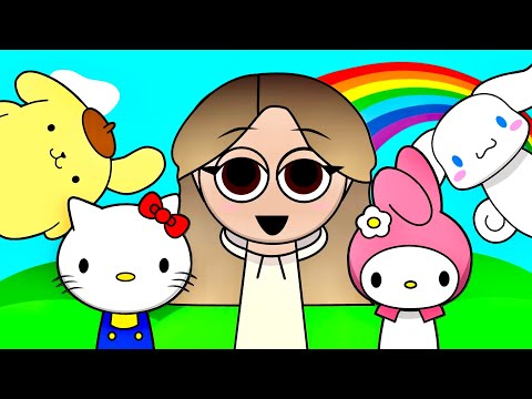 I MADE SANRIO CHARACTERS IN SPRUNKI