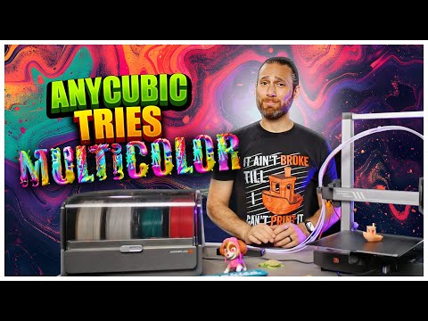 AnyCubic Tries Multicolor: The AnyCubic Kobra 3 Combo