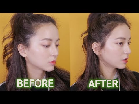 ✂️Self 'Face-reducing cut'!ㅣBaby hair cutㅣM-hairline correctionㅣCHAEYOUNG