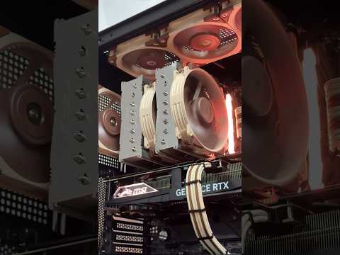 Beige & Brown build full of NOCTUA #asmr