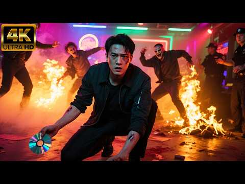 2025 Police Thriller: rookie cop investigates solo; nearly dies, drug lord’s lair burns; all die.