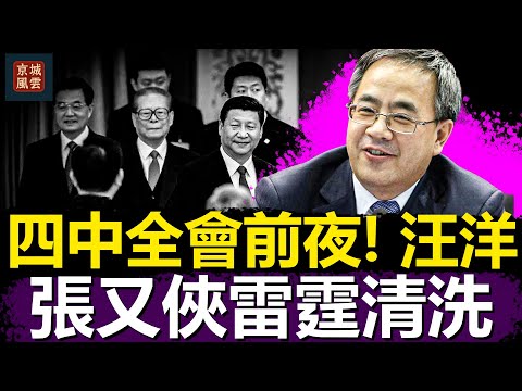 四中全會前夜!張又俠雷霆清洗,李強倒戈,習近平被架空|汪洋|胡春華