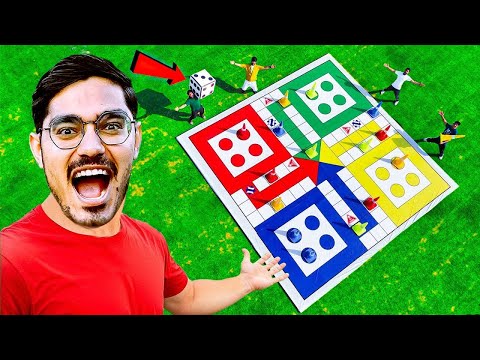 ₹100000 Biggest Ludo Challenge Ever🔥 We have made the biggest Ludo Real Life Ludo