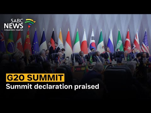 G20 Leaders' Summit declaration praised