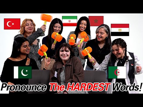 American Try To Pronounce The HARDEST Words In Farsi,Urdu,Turkish,Arabic! Which Language is Hardest?
