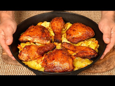 I have never eaten chicken thighs so delicious! I learned this trick in a restaurant