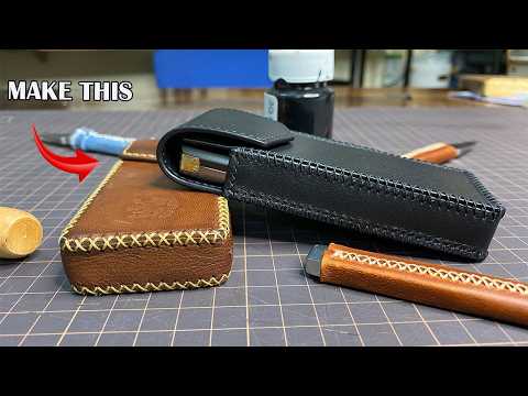 Making a Professional Leather Phone Case for Beginners