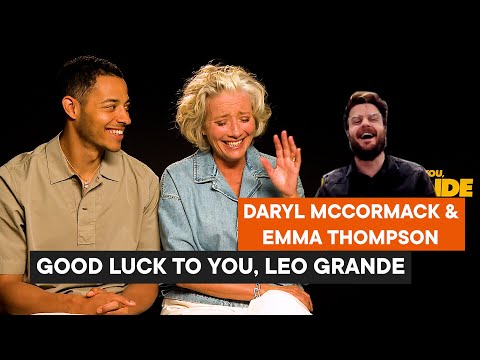 Emma Thompson and Daryl McCormack on 'Good Luck To You, Leo Grande' and baring all to one another