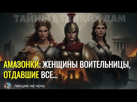 Амазонки: реальные женщины-воины или древняя фантазия? 🌑✨ Лекция на ночь