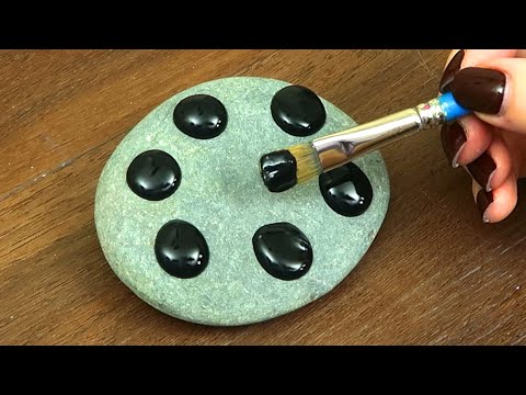 Day vs Night Landscape on a Rock – Step by Step Art 🎨❤️