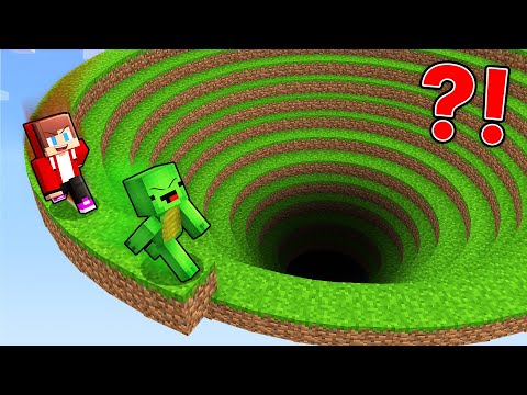 Mikey and JJ Can Travel 1,000,000 Blocks in Minecraft (Maizen)