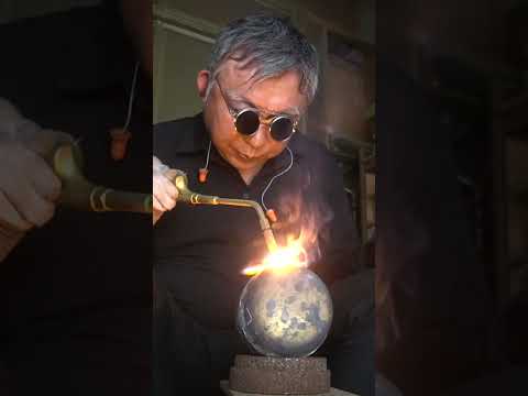 The Full Process of Making A Singing Bowl. #shorts #short