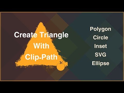 [Arabic] HTML, CSS Tutorials - Create Triangle With Clip Path