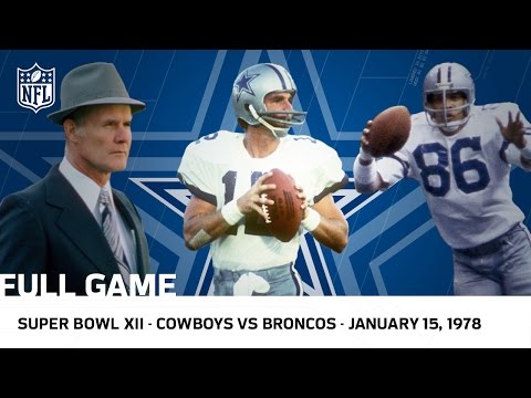 Cowboys Dominate the Broncos in Super Bowl XII | NFL Full Game