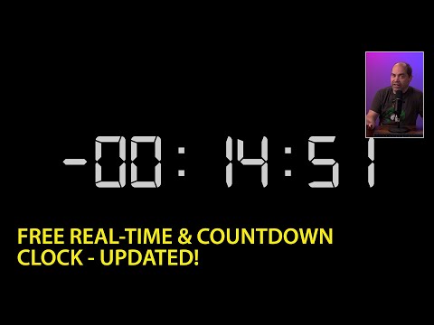 Free High-Precision Real-Time / Countdown Clock Updated & Demoed!!!