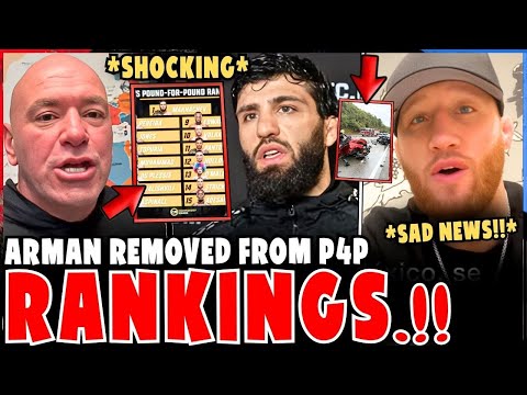 Arman REMOVED From UFC P4P Rankings | Shocking Update & Sad News