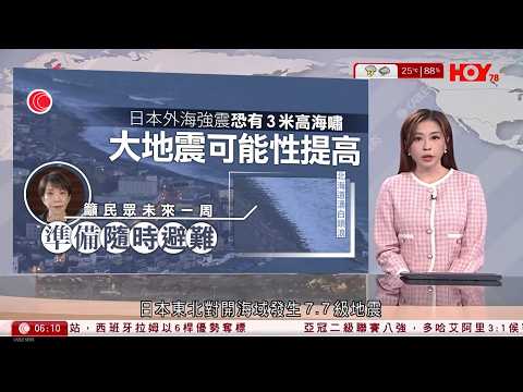 有線新聞 晨早新聞報道｜即時新聞｜港聞｜兩岸國際｜資訊｜HOY TV NEWS｜ 20260421