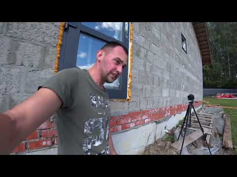 Трещины на стенах дома из керамзитобетонных блоков на свайно-ростверковом фундаменте