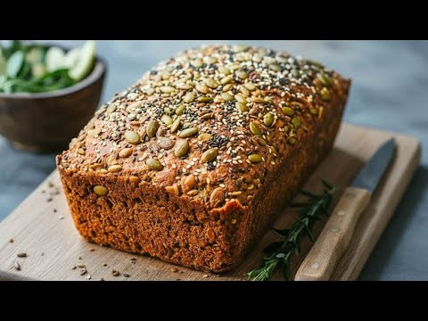 Ich kaufe kein Brot mehr im Laden! Geheimnis für selbstgemachtes Linsenbrot! Ganz ohne Kneten!