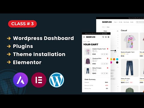 Wordpress Dashboard Explain, Theme, Plugin Installation - Class-3