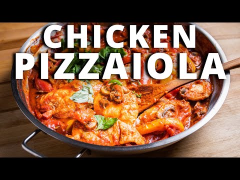 Chicken Pizzaiola with Mushrooms and Peppers