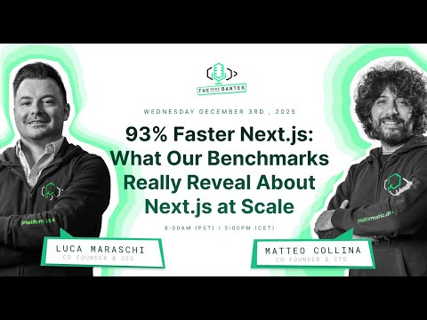 93% Faster Next.js: What Our Benchmarks Really Reveal About Next.js at Scale