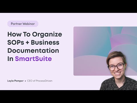 How to Organize SOPs + Business Documentation in SmartSuite