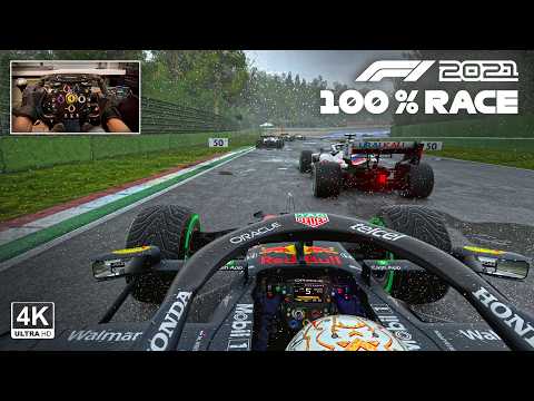 Realistic Team Radio - Max Verstappen | Red Bull RB16B 2021 Emilia Romagna GP 100% Race F1 Gameplay