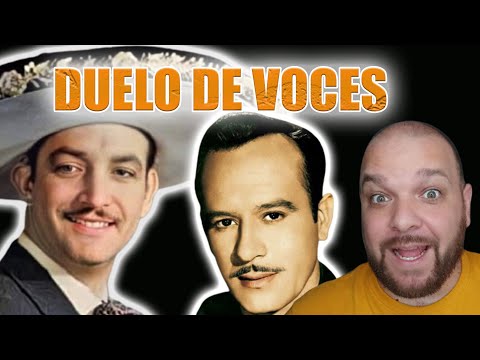 JORGE NEGRETE Y PEDRO INFANTE🔼 -  COPLAS -  REACCIÓN ,👁‍🗨DUELO DE VOCES 😱😱
