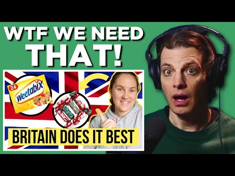 American Reacts to 9 British Things The Rest Of The World Really Needs!