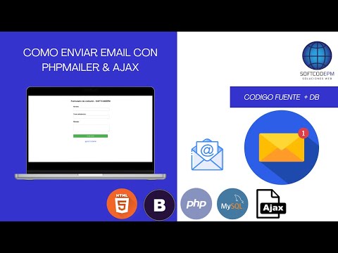 39. Como enviar Email con PHPMailer y AJAX.