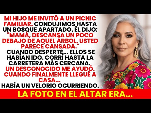 Mi Hijo Me Llevó Al Bosque Y Me Abandonó… Cuando Volví, Había Un Velorio. La Foto Me Hizo Gritar…