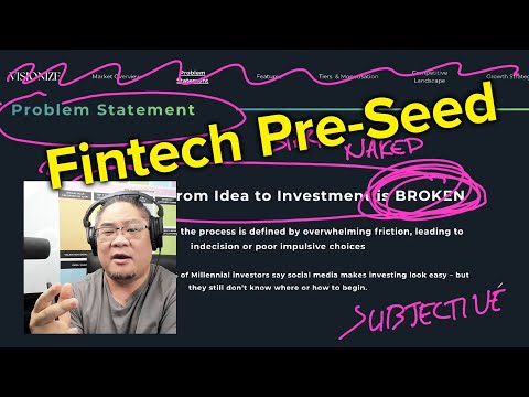 Startup Advisor shares a LOT of LIFE ADVICE - PRE-SEED Pitch Deck Review