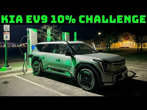 The Kia EV9 Will Be A Great Road Tripper! 10% Challenge w/ This Electric SUV (GT-Line 99.8kWh)