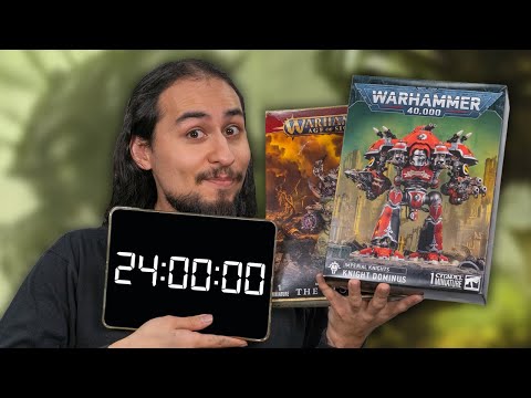 Can I COMPLETE a DEATH GUARD 40k Knight in 24 Hours?