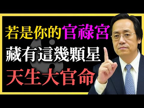 倪海廈：若是你的官祿宮，藏有這幾顆星，天生大官命！看你有幾顆？#紫微鬥數#命理#官祿宮#命理解析#命盤教學#倪海廈#紫微看命#職場命格#命理知識#仕途運勢#人生格局#五行格局