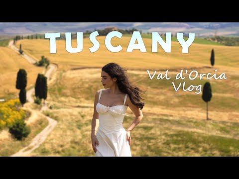 We arrived in TUSCANY'S most stunning area! (it's like a movie set!)