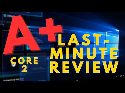 CompTIA A+ Core (220-1102) Last-Minute Study Guide