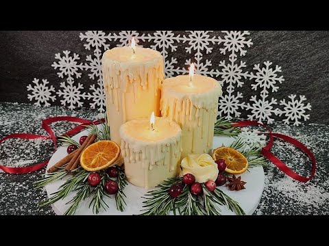 Christmas Cake "Burning Candles"! It's Easy! Detailed Assembly and Decorating Instructions!