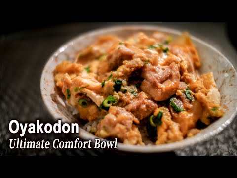 How to Make a Japanese Comfort Meal: Oyakodon Recipe | Easy Chicken & Egg Rice Bowl (With Subtitles)
