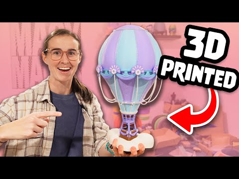 I Made The COOLEST Hot Air Balloon Lamp - Beginner 3D Printing Project