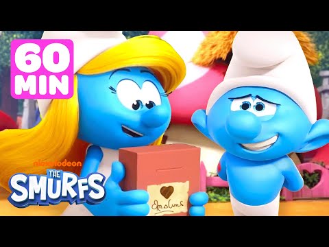 Smurfette Gets a Valentine From Hefty Smurf! | 1 Hour | Shimmer and Shine