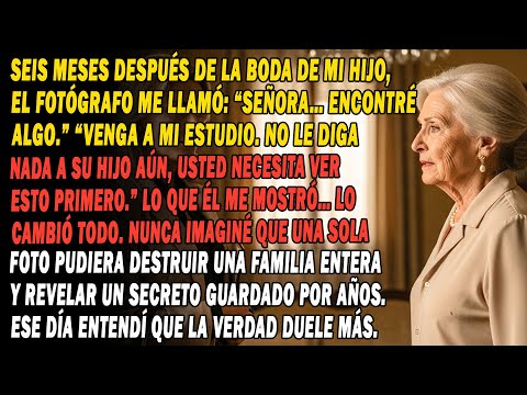 📸 Mi Hijo Se Casó Hace Seis Meses... 💍 Hoy El Fotógrafo Me Llamó “Señora... Encontré Algo!” 😱