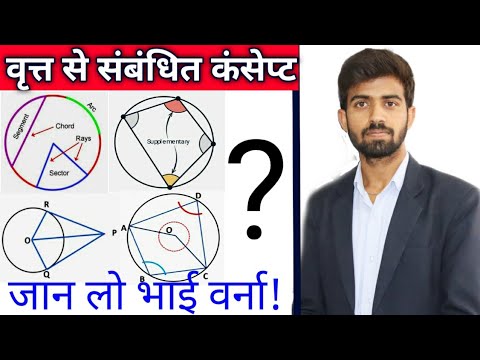 वृत्त से संबंधित कंसेप्ट | प्रमेय | Multiconcept Of Circle